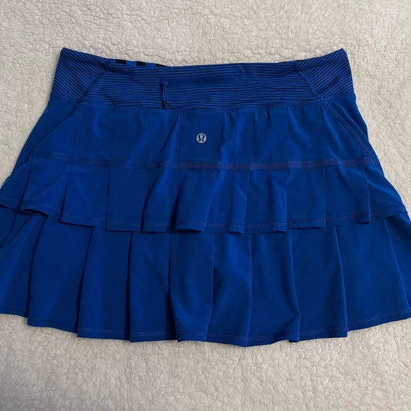 Lululemon Blue Pace Setter Skirt 8 - Picture 2 of 10